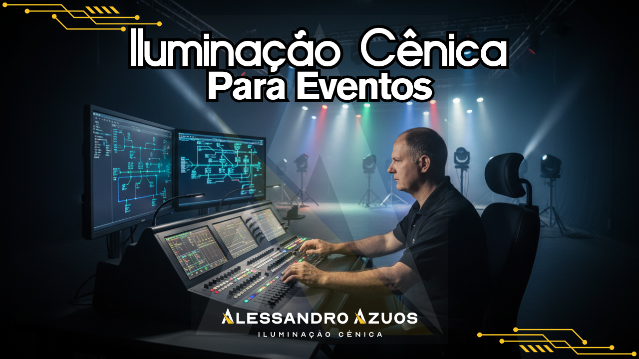 ILUMINAÇÃO CÊNICA ALESSANDRO AZUOS - EVENTOS, CURSOS E PALESTRAS DE ILUMINAÇÃO PROFISSIONAL