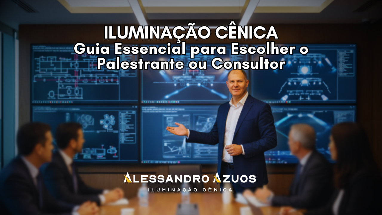 PALESTRA CONSULTORIA ILUMINAÇÃO CÊNICA ALESSANDRO AZUOS