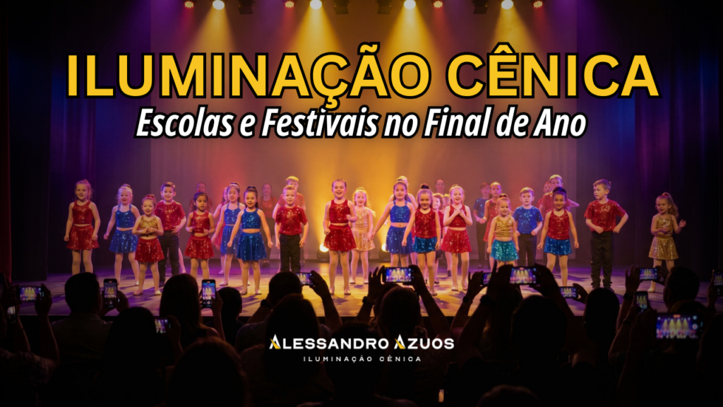 ILUMINAÇÃO CÊNICA - escola festival final de ano - ALESSANDRO AZUOS