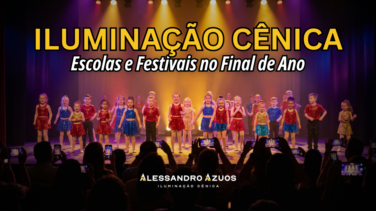 ILUMINAÇÃO CÊNICA - escola festival final de ano - ALESSANDRO AZUOS