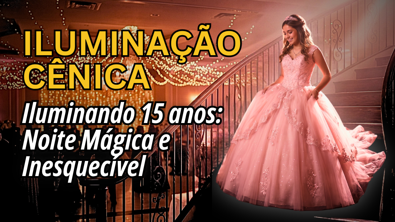 ILUMINAÇÃO CÊNICA - festa 15 anos - ALESSANDRO AZUOS