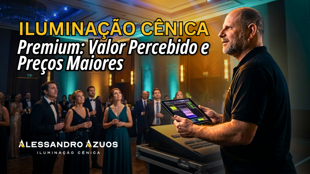 ILUMINAÇÃO CÊNICA - valor e preço - ALESSANDRO AZUOS