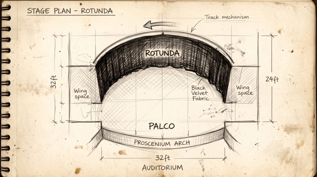 Iluminação Cênica CICLORAMA, DIORAMA E ROTUNDA - ALESSANDRO AZUOS