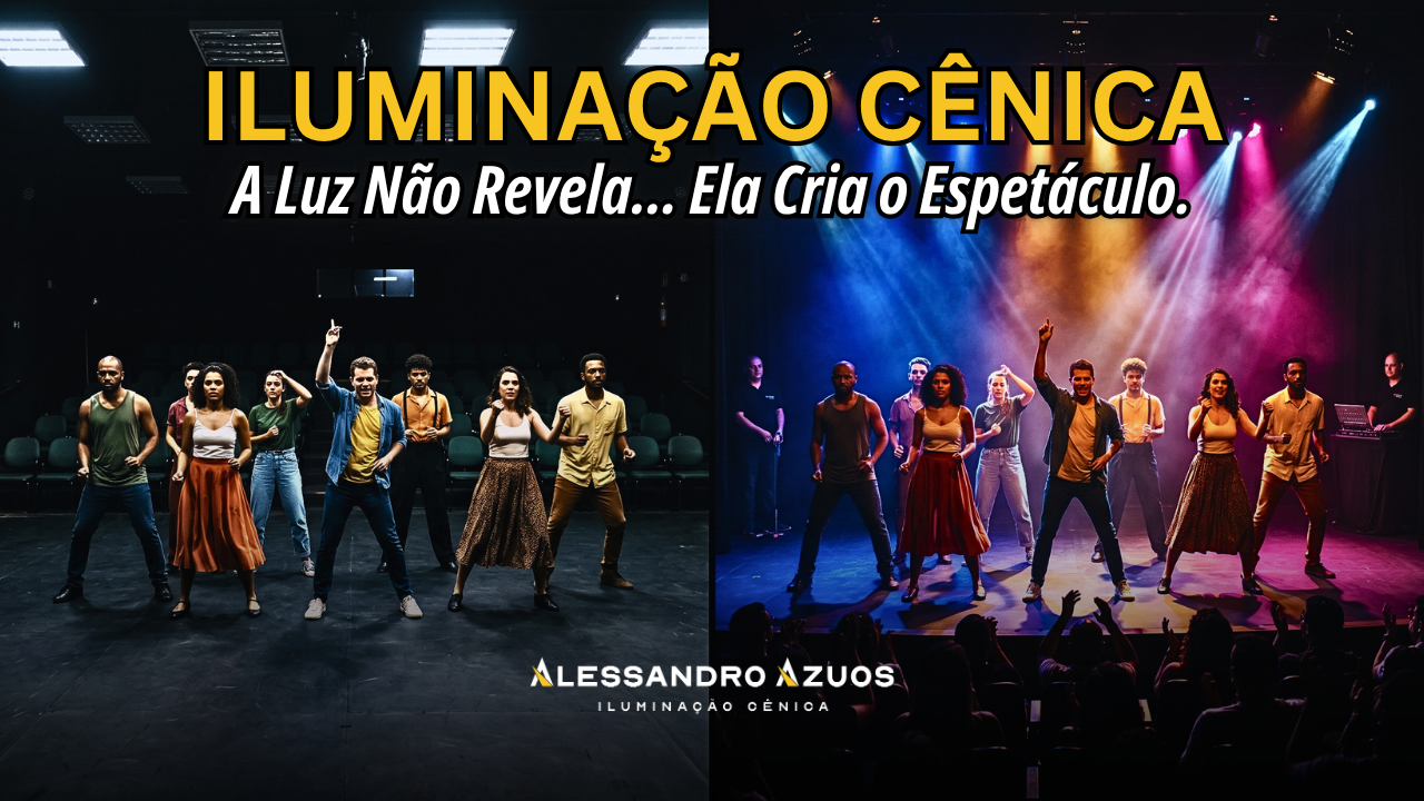 ILUMINAÇÃO CÊNICA - a luz no espetáculo - ALESSANDRO AZUOS