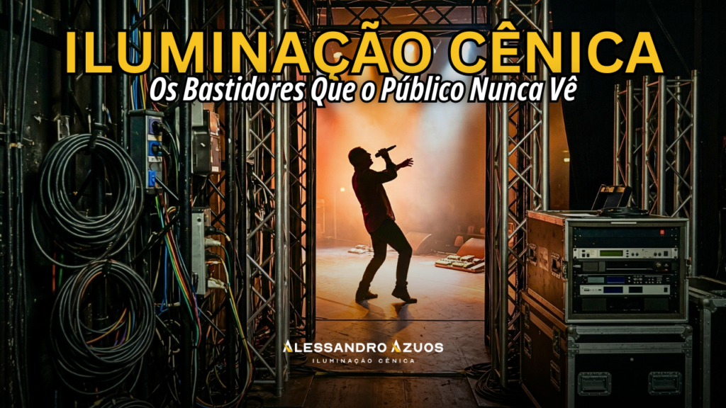 ILUMINAÇÃO CÊNICA - bastidores - ALESSANDRO AZUOS