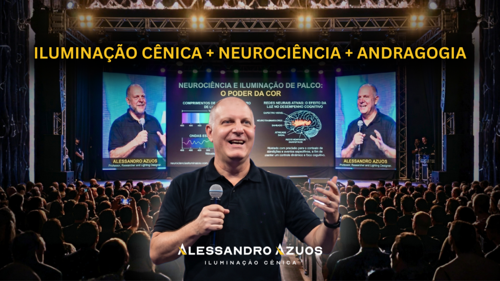Iluminação Cênica + Neurociência + Andragogia_ - abertura posts especiais - ALESSANDRO AZUOS