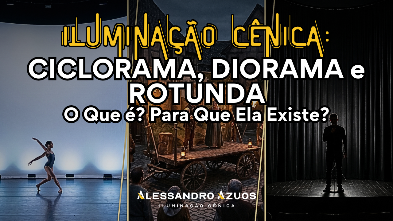 Iluminação Cênica CICLORAMA, DIORAMA E ROTUNDA - posts especiais - ALESSANDRO AZUOS