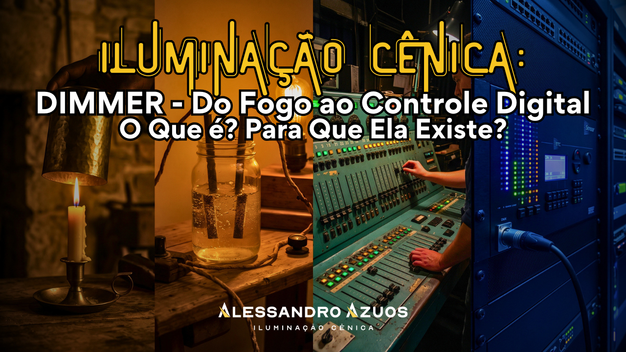 Iluminação Cênica DIMMER DMX E ANALOGICO - ALESSANDRO AZUOS