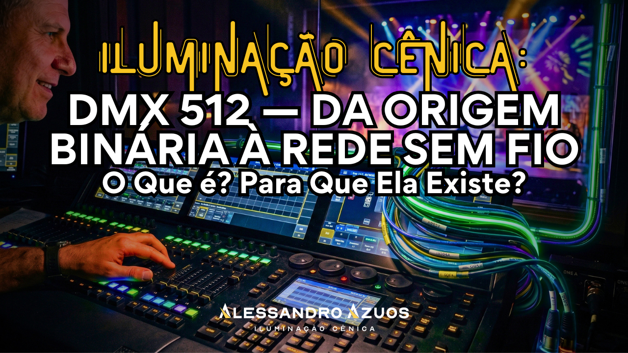Iluminação Cênica DMX 512 SACN REDE SEM FIO - ALESSANDRO AZUOS