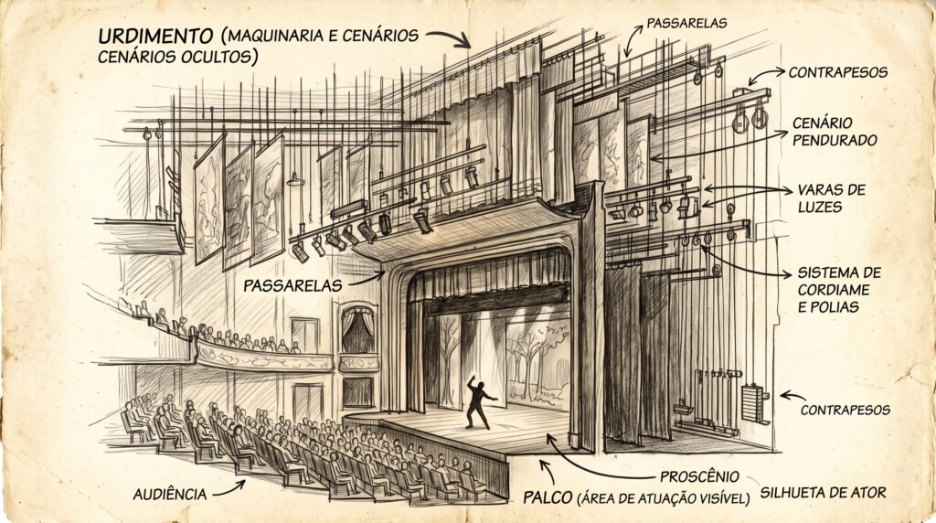 Iluminação Cênica URDIMENTO TEATRO - ALESSANDRO AZUOS